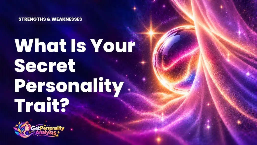 What Is Your Secret Personality Trait?